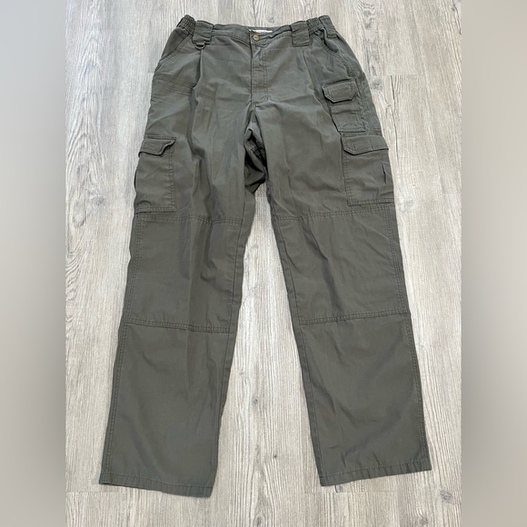 5.11 Tactical Mens TACLITE Pro Ripstop Cargo Pant 36X34 Style 74273 Green/Olive - Picture 1 of 8